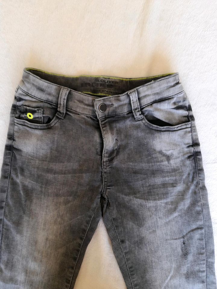 Jeans s.oliver skinny seattle grau Größe 134 in Bösingen