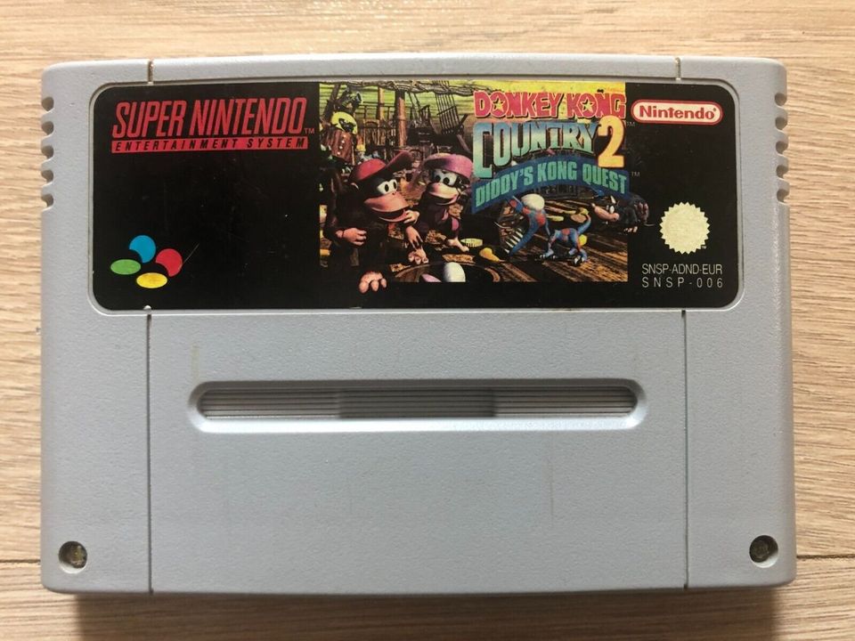 Donkey Kong Country 2 Diddy's Kong Quest SNES PAL Diddys Modul An in Essen