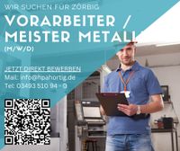 Meister / Vorarbeiter (m/w/d) - Fertigung Metallbau - Tagschicht Sachsen-Anhalt - Zörbig Vorschau