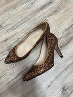 Glitzer High Heels spitz Gold Glitzer Gr. 38 Thüringen - Worbis Vorschau