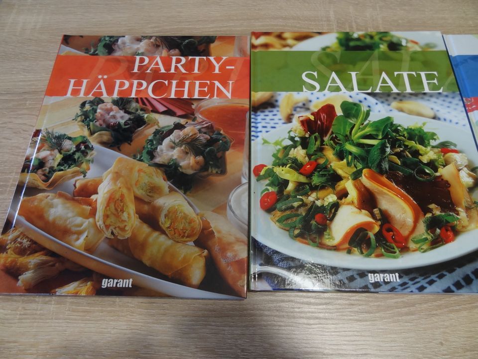 Kochbücher Party Häppchen Salate Kalte Platten Garnieren in Belgern