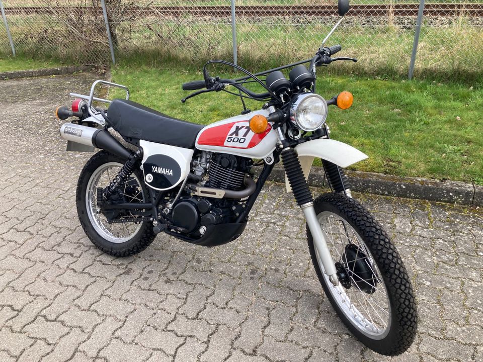 Yamaha XT 500 aus dem Baujahr 1977 in Lübeck