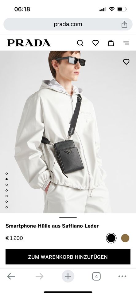 Prada Tasche Umhängetasche Herren/Damen Smartphone-Tasche in Berlin