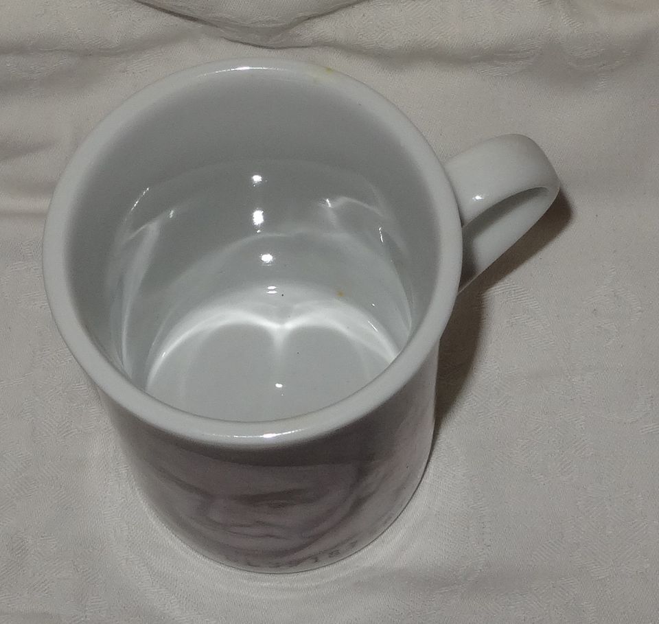 Tasse Deutsche Mark 10 DM Becher  Marke Van Well Kaffee Tee in Oranienburg