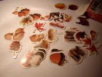 Scrapbook Washi Kawaii Aufkleber Box Herbstmotive Natur 40 stck Rheinland-Pfalz - Fischbach Vorschau