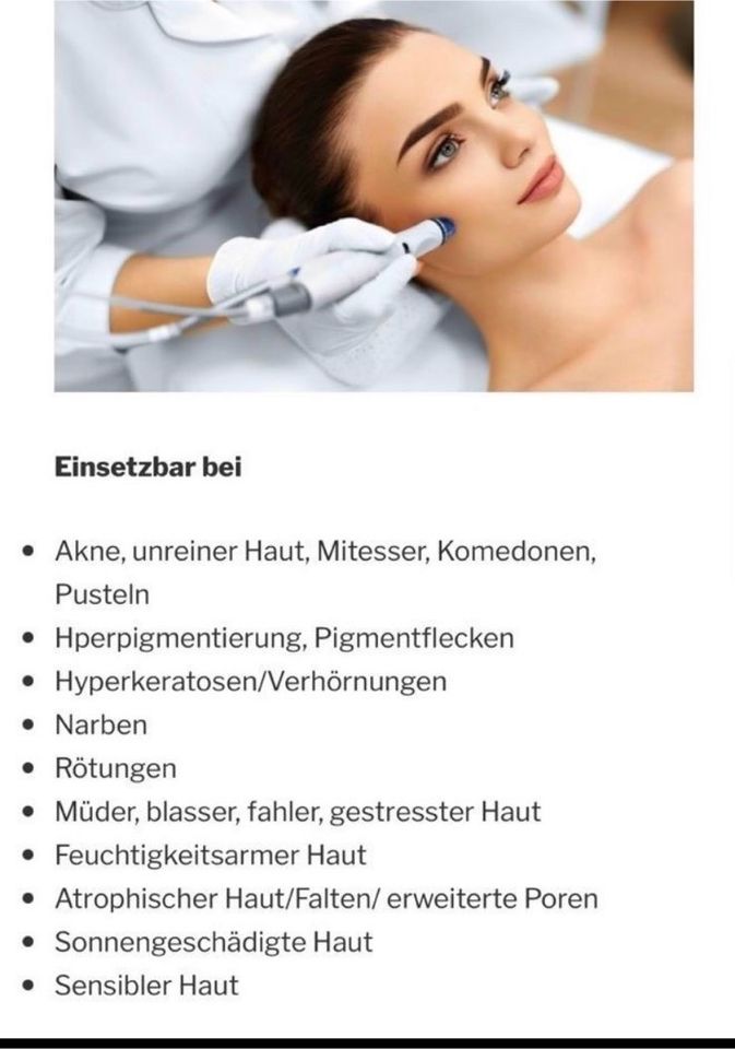 Aqua Facial Gesicht Behandlung in Cloppenburg