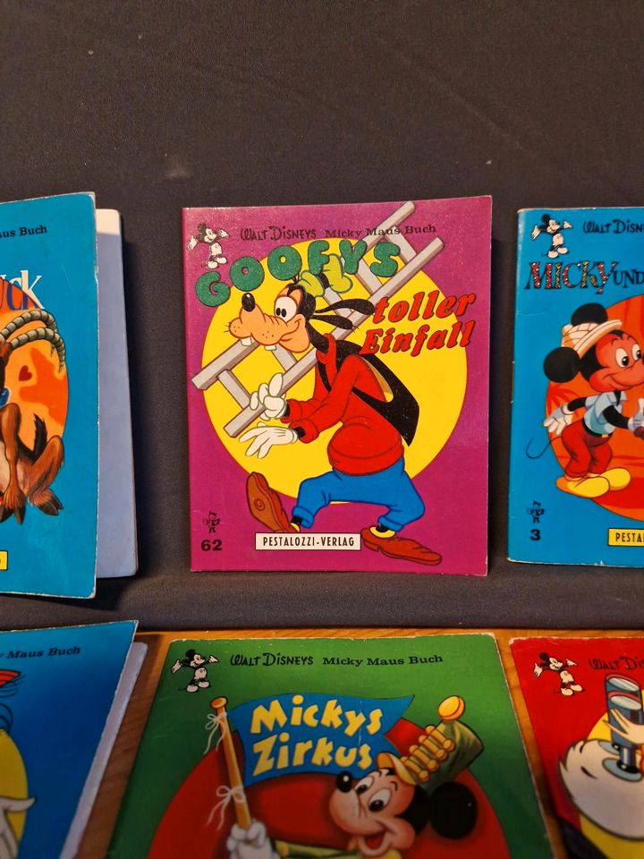 Alte Walt Disney Mini Bücher,Pestalozzi Verlag, 1,2,3,62,68,68,69 in Ibbenbüren