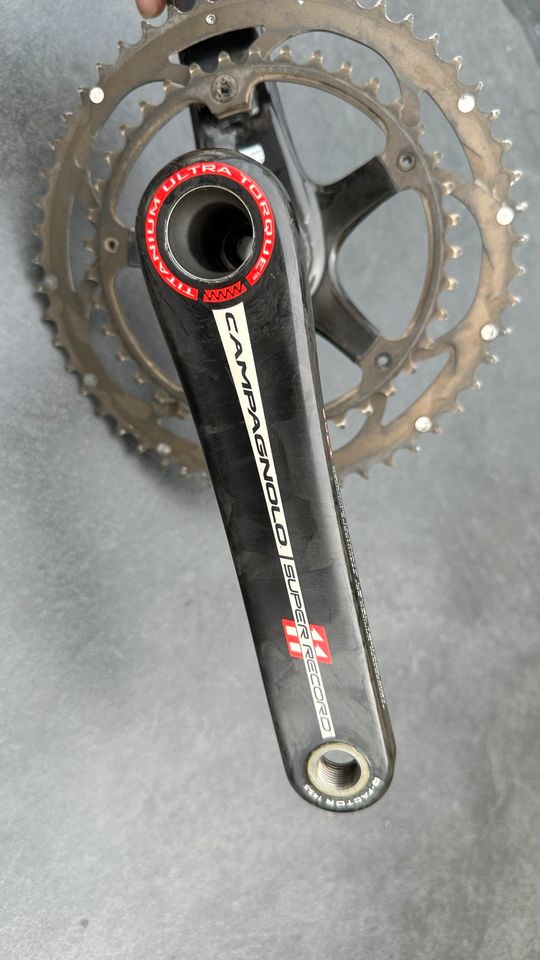 Campagnolo Super Record Carbon Kurbel 53/39 11-Fach 170mm in Braunschweig