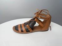 Franco Sarto Sandalen beige Gold echtes Leder  Gr. 38,5 Top Bayern - Haibach Unterfr. Vorschau