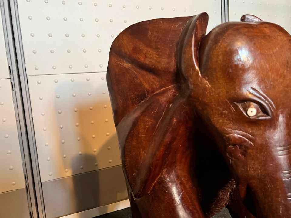 Großer Elefant 50er 60er Jahre Teak Mid Century 29 Kilo in Bremerhaven