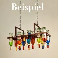 Pendelleuchte Lampe - Weinflaschen - Industrie Loft Bar - NP 350€ Leipzig - Leipzig, Zentrum Vorschau