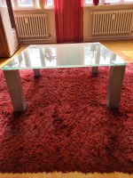 Glastisch mit silberfarbenen Füßen Berlin - Spandau Vorschau