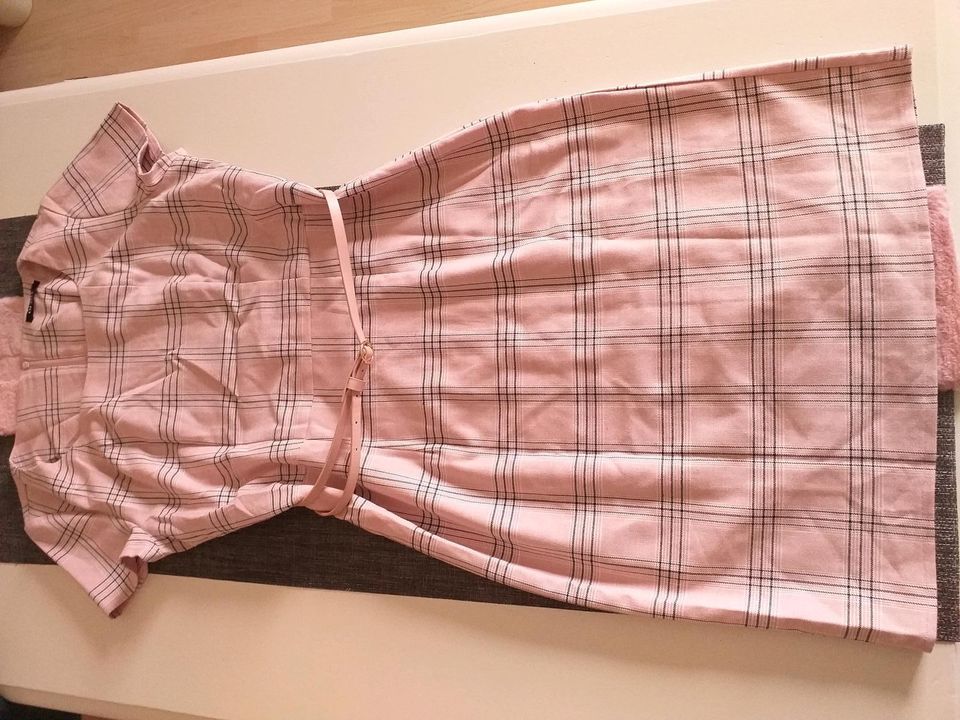 NEU Etuikleid Orsay XS S 34 36 rosa kariert Kleid +Gürtel Karo in Osnabrück