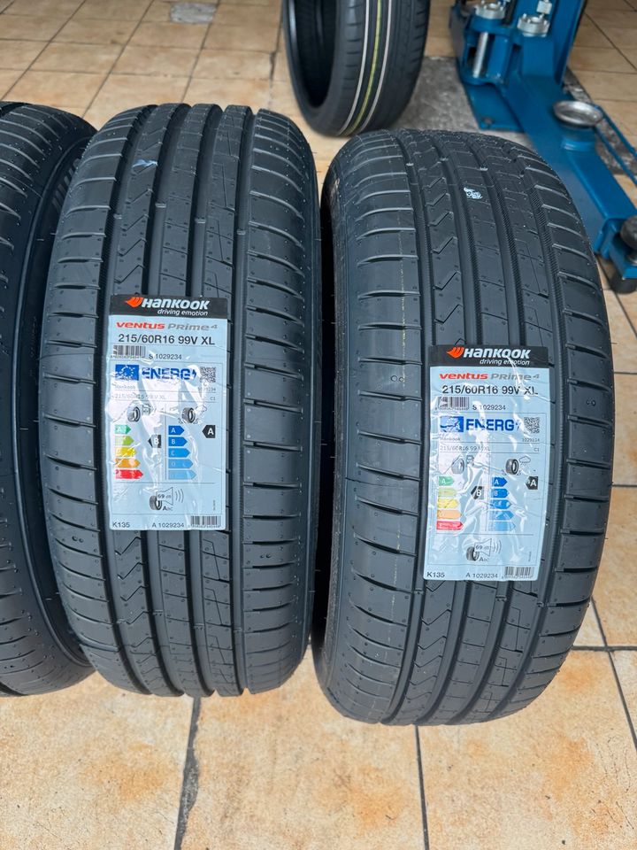 215/60R/16 99V XL Hankook Ventus Prime4 inkl.Montage NEU in Aschaffenburg