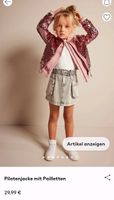 H&M Pilotenjacke Blouson mit Pailletten Gr 128 rosa NEU Bayern - Simbach Vorschau