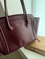 Furla Handtasche Leder groß Burgundy rot Saarbrücken-Halberg - Güdingen Vorschau