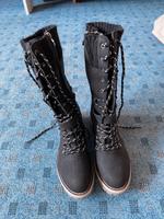 schwarz-graue Stiefel Hessen - Rasdorf Vorschau