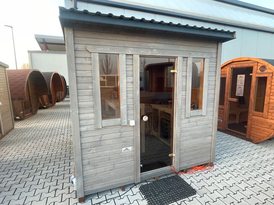 Garden-Office Garten Büro Sauna Gartenhaus Laube DIY -GEBRAUCHT- in Hochdorf-Assenheim