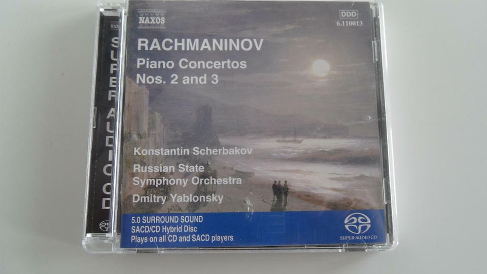 SACD Rachmaninov - Klavierkonzerte 2 & 3 - Naxos - D. Yablonsky in Marl