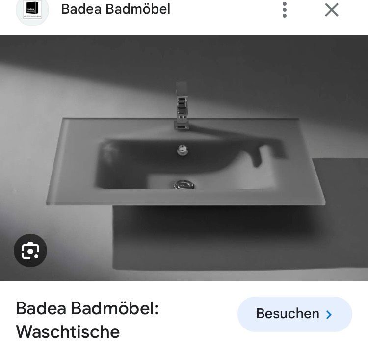 Bades Glaswaschtisch Varió -Roma in Schwäbisch Gmünd