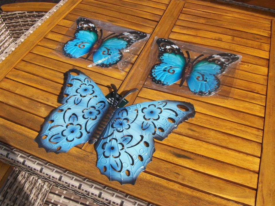 3er Set Schmetterlinge,Schmetterling,Metall,Wand Deko, NEU. in Krummhörn -  Pewsum | eBay Kleinanzeigen ist jetzt Kleinanzeigen
