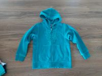 Sweatshirtjacke, Jacke 116/122 Türkis blau Blumen Nordrhein-Westfalen - Petershagen Vorschau