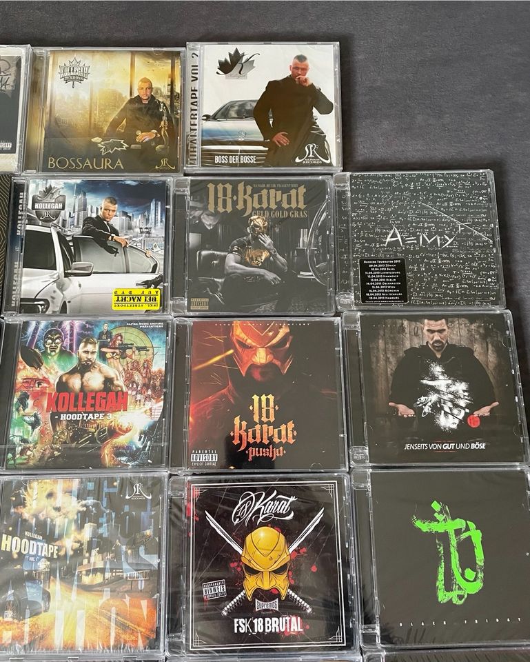 Deutschrap Sammlung OVP CD Bushido Farid Kollegah selten in Folie in Dresden