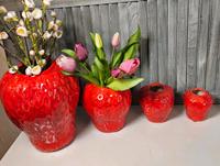 Dekorativ Erdbeere Vasen von S-XXL 3 Größen Blumenvase Blumentopf Nordrhein-Westfalen - Moers Vorschau