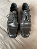 Herren Schuhe schwarz Glattleder Gr.7(40) Saarland - Illingen Vorschau