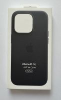 Original  iPhone 14 Pro Leder Case mit MagSafe in Schwarz Sachsen - Stützengrün Vorschau