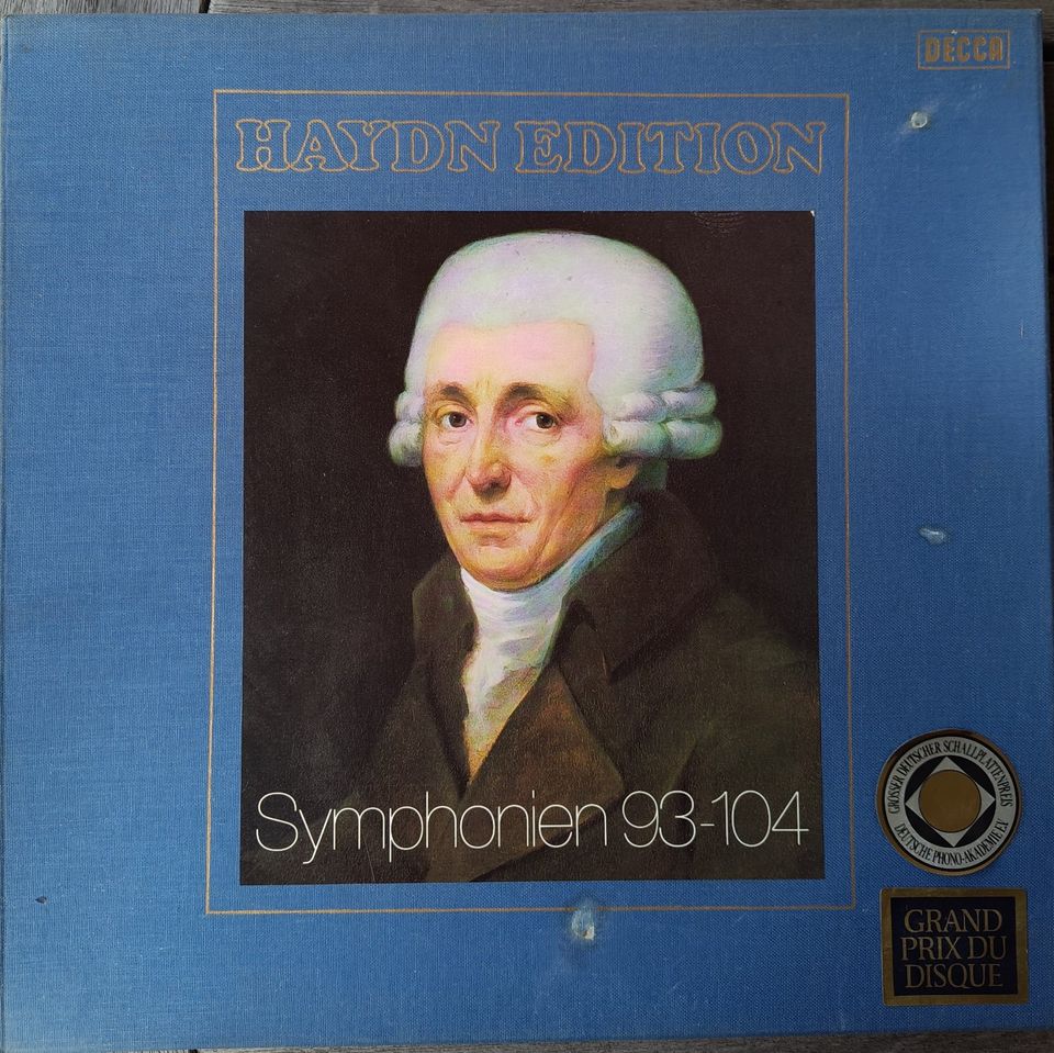 HAYDN EDITION Symphonien 93-104 (8 LP-Box) in Moers
