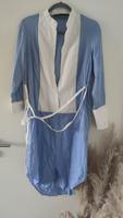 Kleid Blusenkleid bau-weiß ZARA Bindegürtel Gr. M Baden-Württemberg - Konstanz Vorschau
