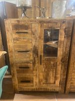 Highboard Mangoholz lackiert, B 100 x H 140 cm Thüringen - Ronneburg Vorschau