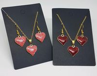 ❤Schmuckset Herz - Ohrringe und Kette❤ Thüringen - Creuzburg Vorschau