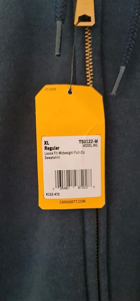 NEU UNGETRAGEN CARHARTT Sweatshirt Hoodie Full-zip TS0122-M in Vaihingen an der Enz