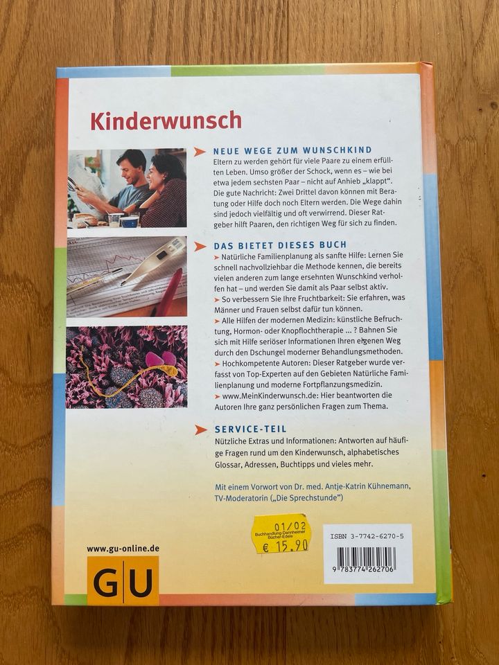 Kinderwunsch Buch neue Wege zum Wunschkind GU in Untrasried