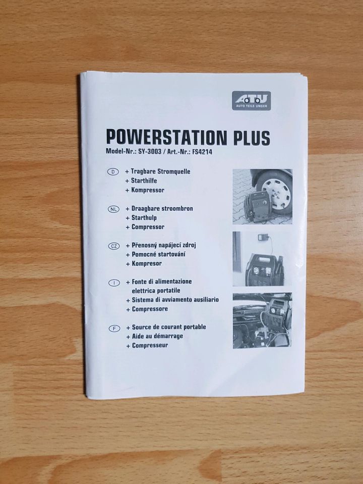 Powerstation zum Starten und Aufladen einer Autobatterie in Wunstorf