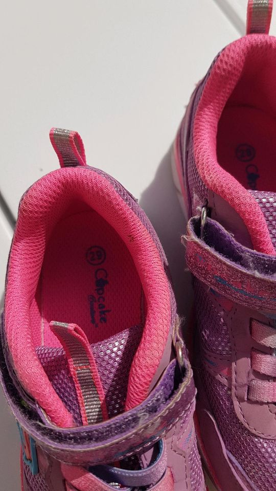 Sneakers Turnschuhe 29 Mädchen lila pink Glitzer in Leverkusen