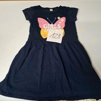 Kleid kurzarm 128 blau Schmetterling Thüringen - Wendehausen Vorschau