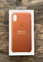 Original Apple IPhone XS Leather Case braune Lederschutzhülle Bayern - Roden Vorschau