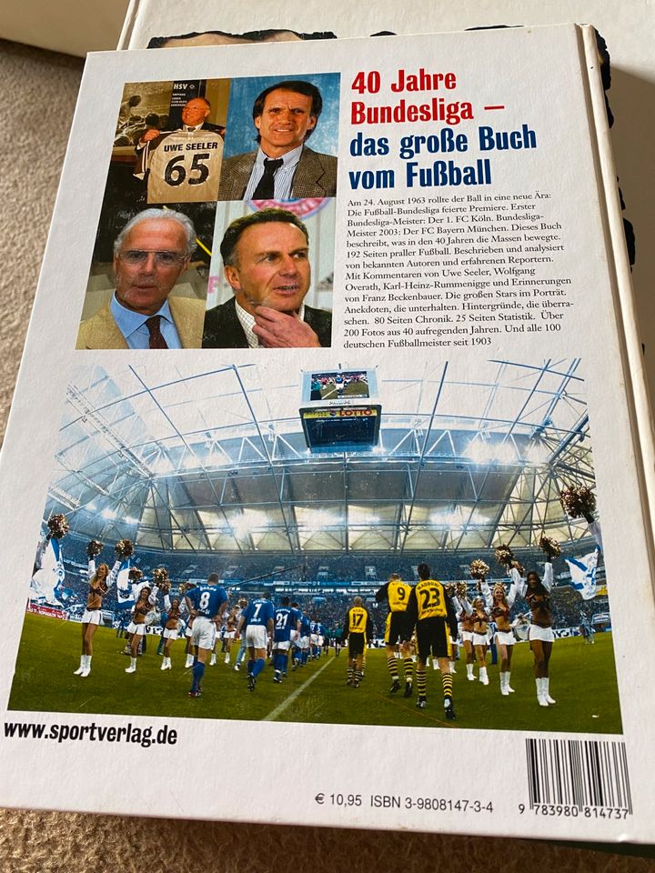 40 Jahre Fußball Bundesliga gebunden Chronik 1963-2003 in Werben (Spreewald)