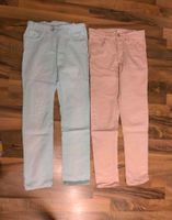 2 x Mädchen Jeans Hose Hosen Gr. 146 skinny altrosa / türkis Bayern - Oerlenbach Vorschau