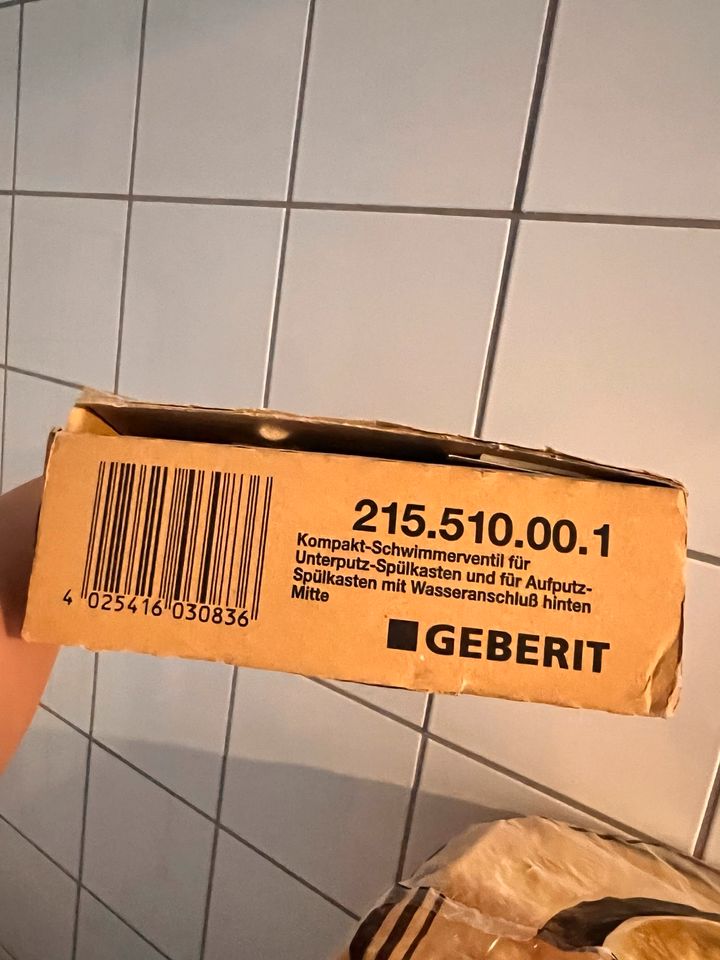 GEBERIT Kompakt-Schwimmerventil neu 215.510.00.1 in Ober-Ramstadt