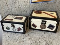 Aufbewahrungsbox Schatulle  Schatztruhe Holz Vintage Weltreise Nordrhein-Westfalen - Marl Vorschau