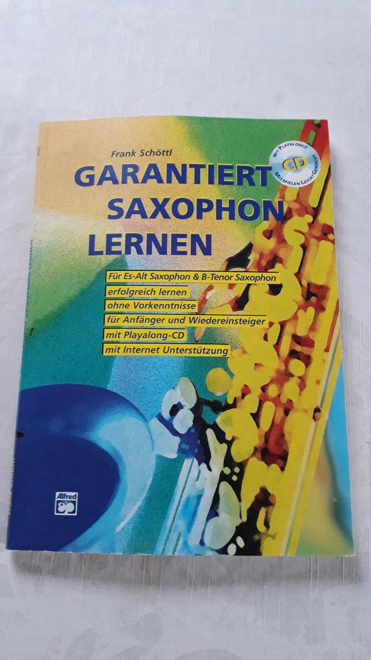 Buch & CD Garantiert Saxophon Lernen Frank Schöttl 3-933136-18-0 in Germersheim