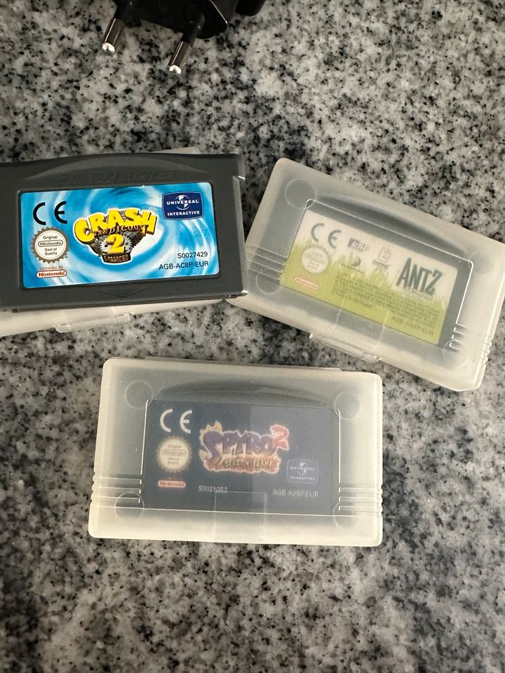 Nintendo Gameboy Advance SP incl. Spiele in Mannheim