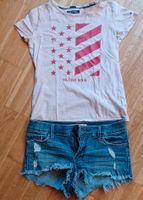 T-Shirt Tommy Hilfiger mit Jeans Short Abercrombie Bayern - Augsburg Vorschau