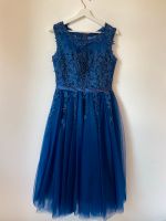 Abschlussballkleid, Abi Kleid, Cocktail Kleid blau Glitzer Köln - Nippes Vorschau