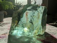 Glas Bruchstein Glaskristall grün groß 2,25 kg schwer Sachsen-Anhalt - Bernburg (Saale) Vorschau