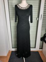 Schwarz Kleid Maxikleid Spitze Blumenmuster S 36 M 38 Gothic Nordrhein-Westfalen - Werl Vorschau